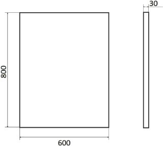 Orange Nature ON-60ZE Зеркало с LED подсветкой и сенсорной кнопкой